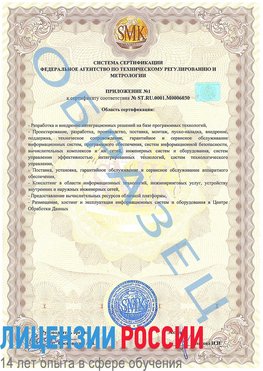 Образец сертификата соответствия (приложение) Сухой Лог Сертификат ISO 27001